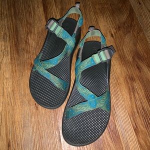 Green & Blue Chacos